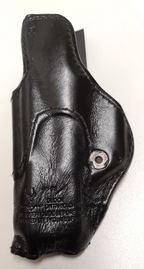 Safariland 27 Inside-the-Pants Black Leather Holster Right Hand with defect
