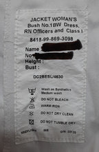 WRNS Jacket No1BW RN Dress and Class 1 No Buttons Marked Size 96cm short