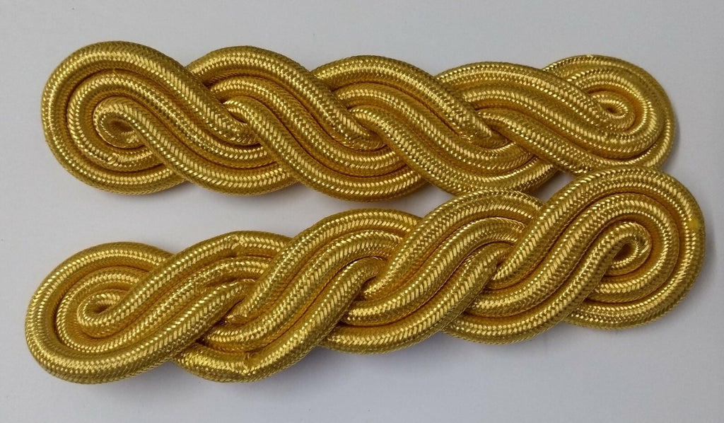 British Made Army Officers Issue Ceremonial Gold Colour Cords Shoulder