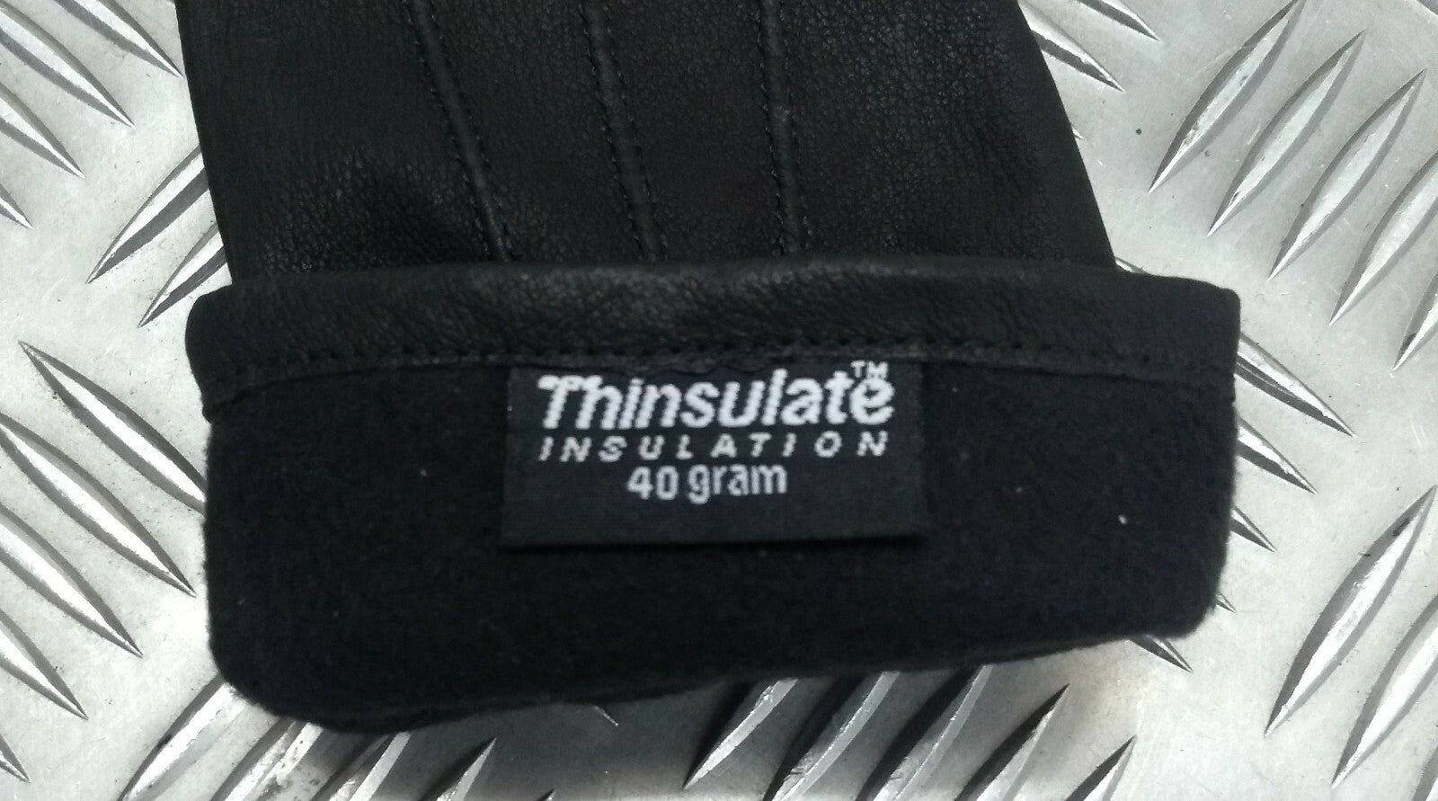 3 Dart Gloves Female Black Leather 3M Thinsulate Soft Lining Small