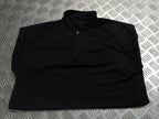 Black Technical Delta Stealth Self Wicking Technical Activewear Top Short Sleeve