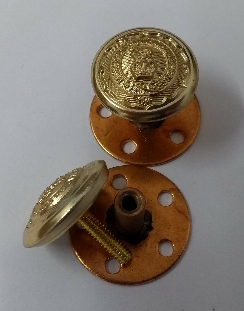British RLC Royal Logistics Corps Screw Mount Buttons Genuine Army Issue NEW