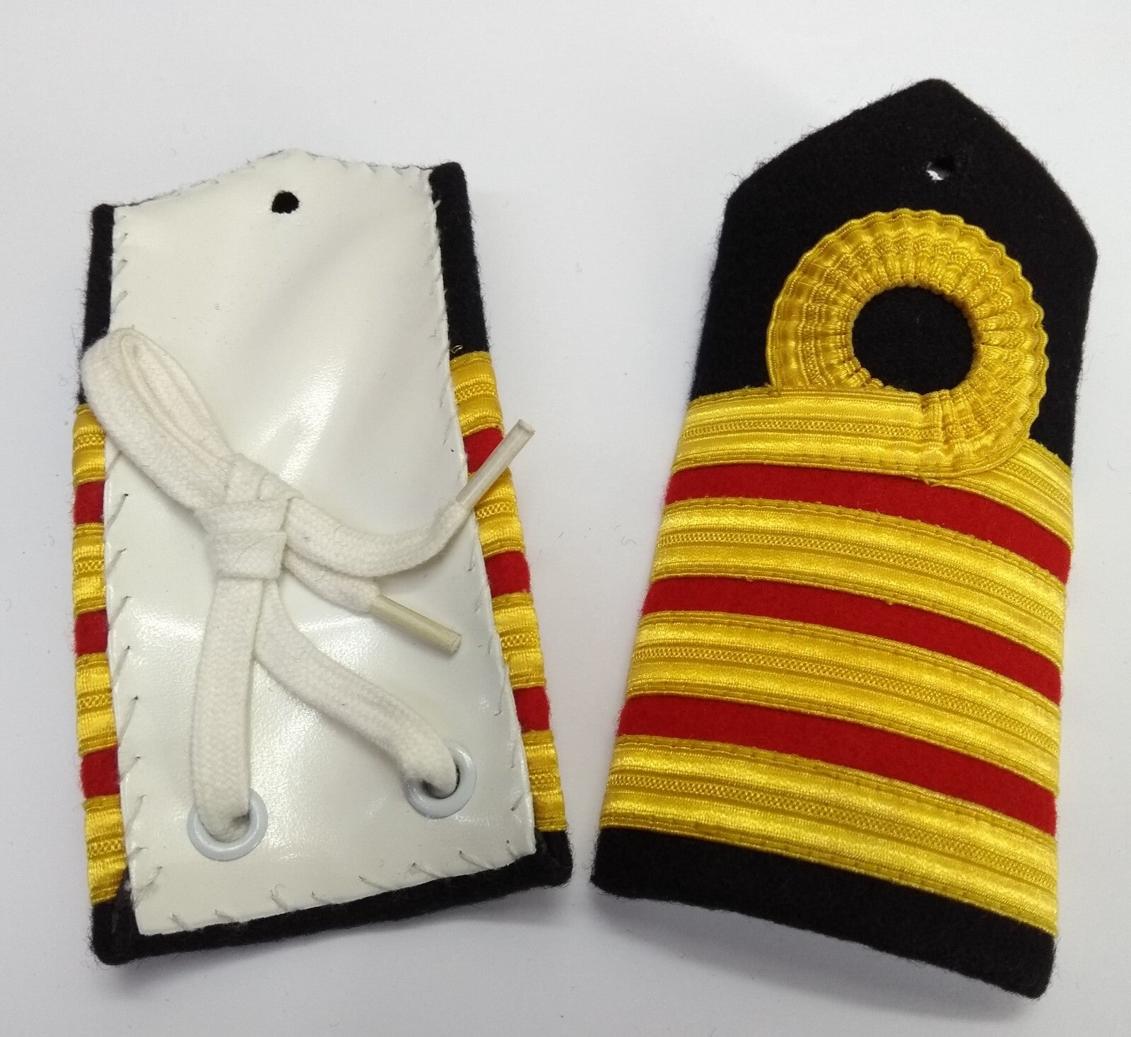 Naval Officers Captains No1 Shoulder Boards Epaulette Medical Issue Gold Detail