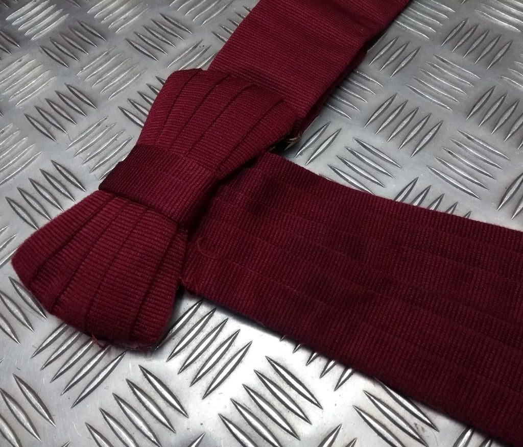 Crimson Waist Sash British Foot Issue For Ceremonies & Parade