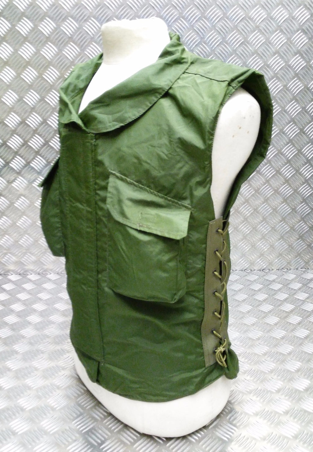 1980's IDF Flak Vest Cover Army Green Colour Ideal For Airsoft