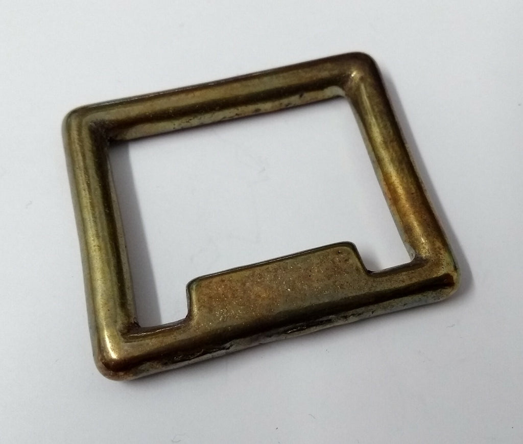 Genuine Vintage British Square Ring Stay For Leather Straps x 2 New