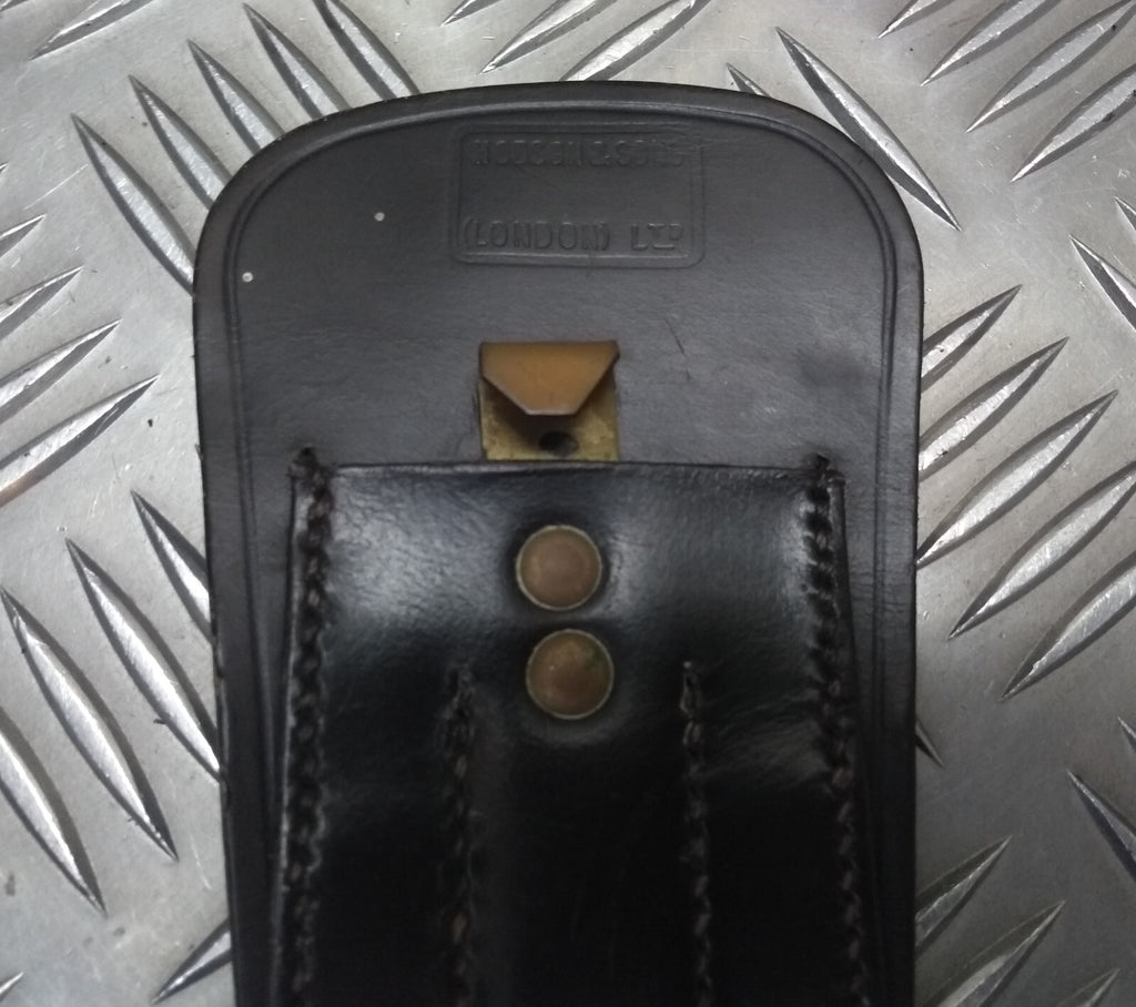 Vintage Sam Browne Leather Belt and Cross Over Strap Hobson London