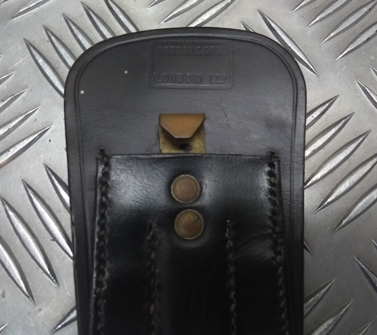 Vintage Sam Browne Leather Belt and Cross Over Strap Hobson London
