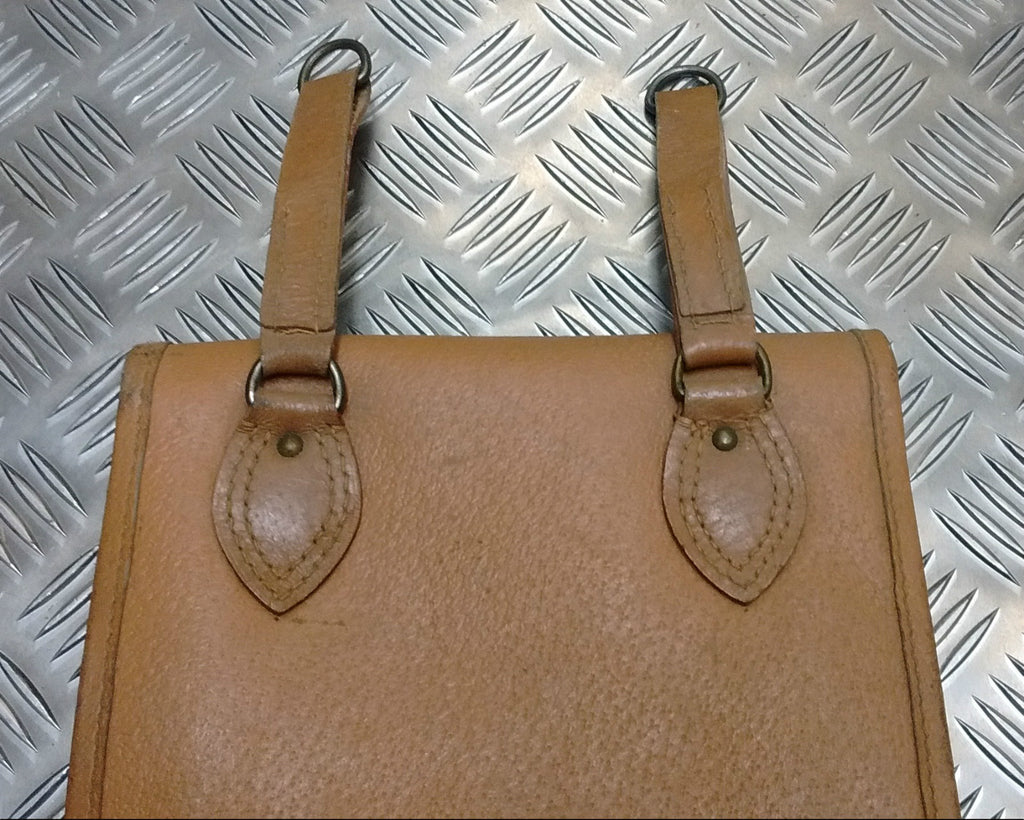 Vintage Map / Document Case / Shoulder Bag Tan