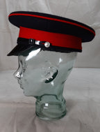 SASC Dress Hat British Army Pattern Red Dress Visor Cap Insignia Buttons 54cm