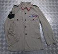 British Army Jacket No6 Gurkha Style Fully Buttoned Braided Crown Badge 3 Bar Chevron Patch