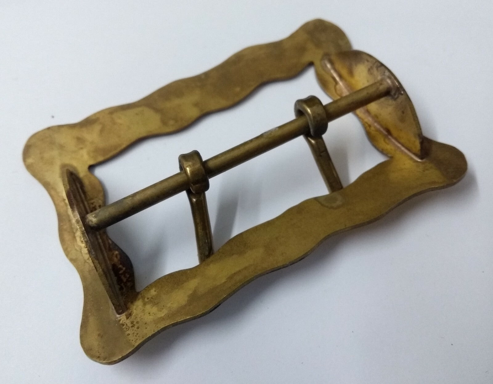 Genuine Vintage Guards Ceremonial 2 3/4" Brass Cross Buckle Set