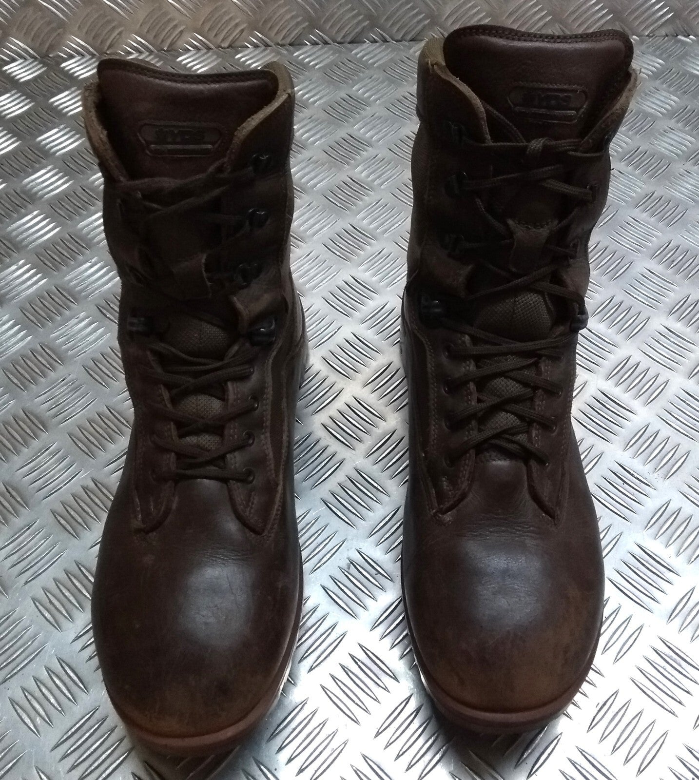 Army Patrol Boots Brown British Soldier Warm Weather Lightweight Footwear UK14M