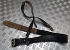 Vintage Sam Browne Brown Leather Belt & Shoulder Strap Issue Faulty