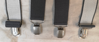 Various Clip-On / Button Elastic Braces / Suspenders Adjustable