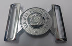Genuine NZ Army Logistics MA NGA HUA TU-TANGATA Belt Buckle Chrome Locket