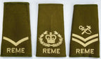 Royal Electrical & Mechanical Engineers REME Khaki Green Rank Slides