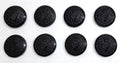 The Royal Irish Regiment No2 Ring Back Black Button British Army Insignia O/R