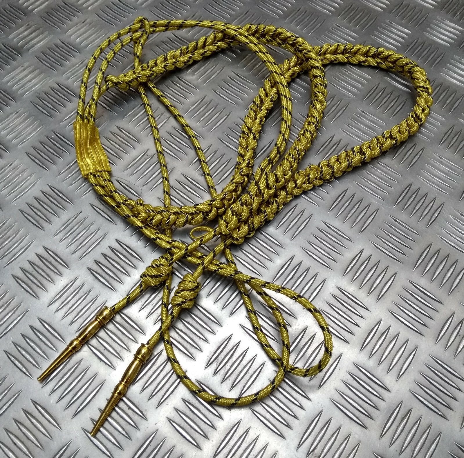 Air Force Aiguillette Airforce Gold with Blue Fleck Standard Tip Ends