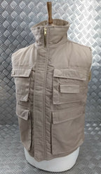 Hunters Action Vest Desert Sand/Beige Tactical Fishing Body Warmer