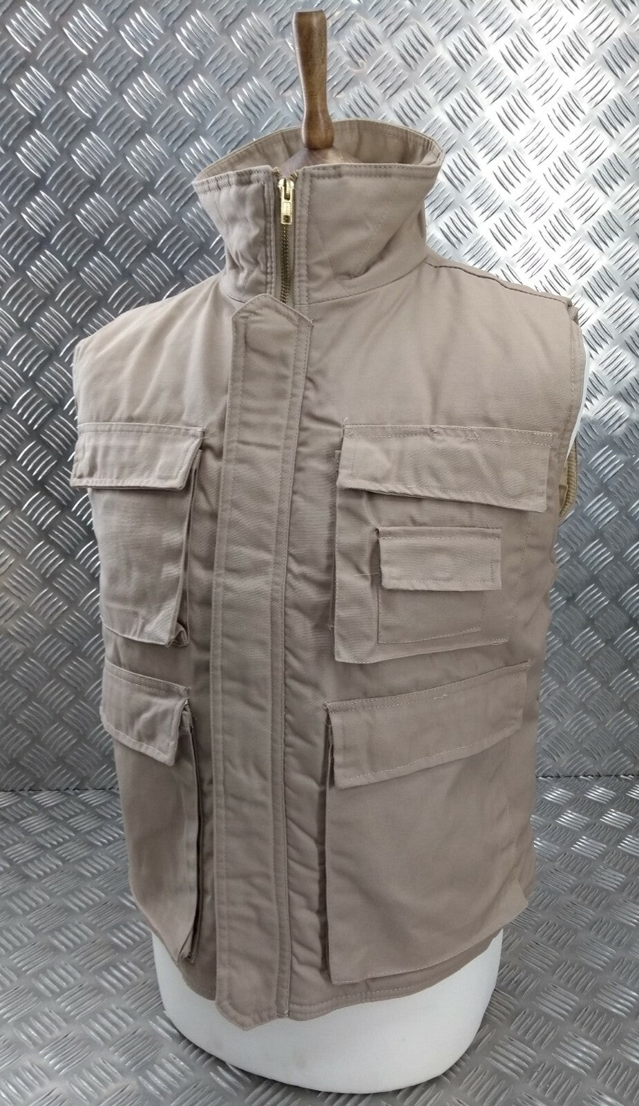 Hunters Action Vest Desert Sand/Beige Tactical Fishing Body Warmer