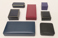Decorative Medal Cufflink Storage Boxes with Canvas Lining Various Sizes Shapes