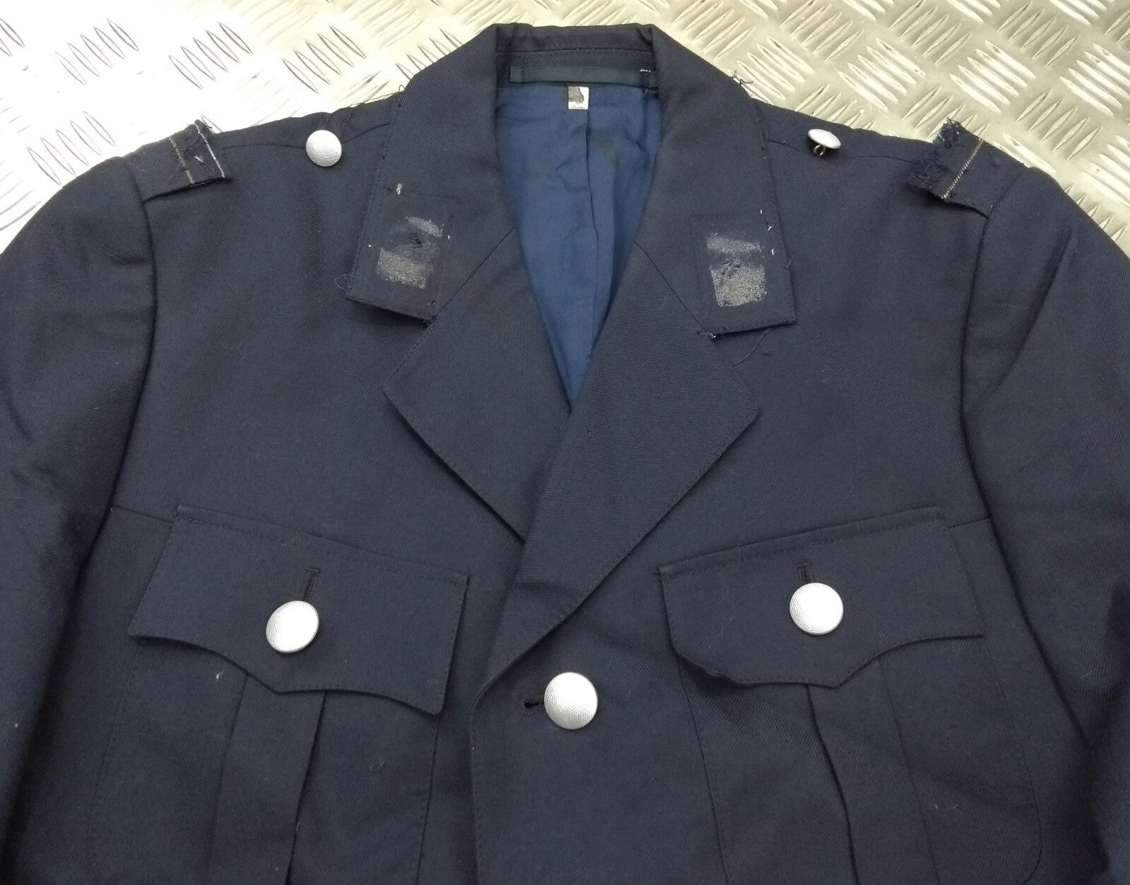 RAF Royal Air Force Vintage German Airforce Luftwaffe Dress Parade Jacket Bund De-Badged
