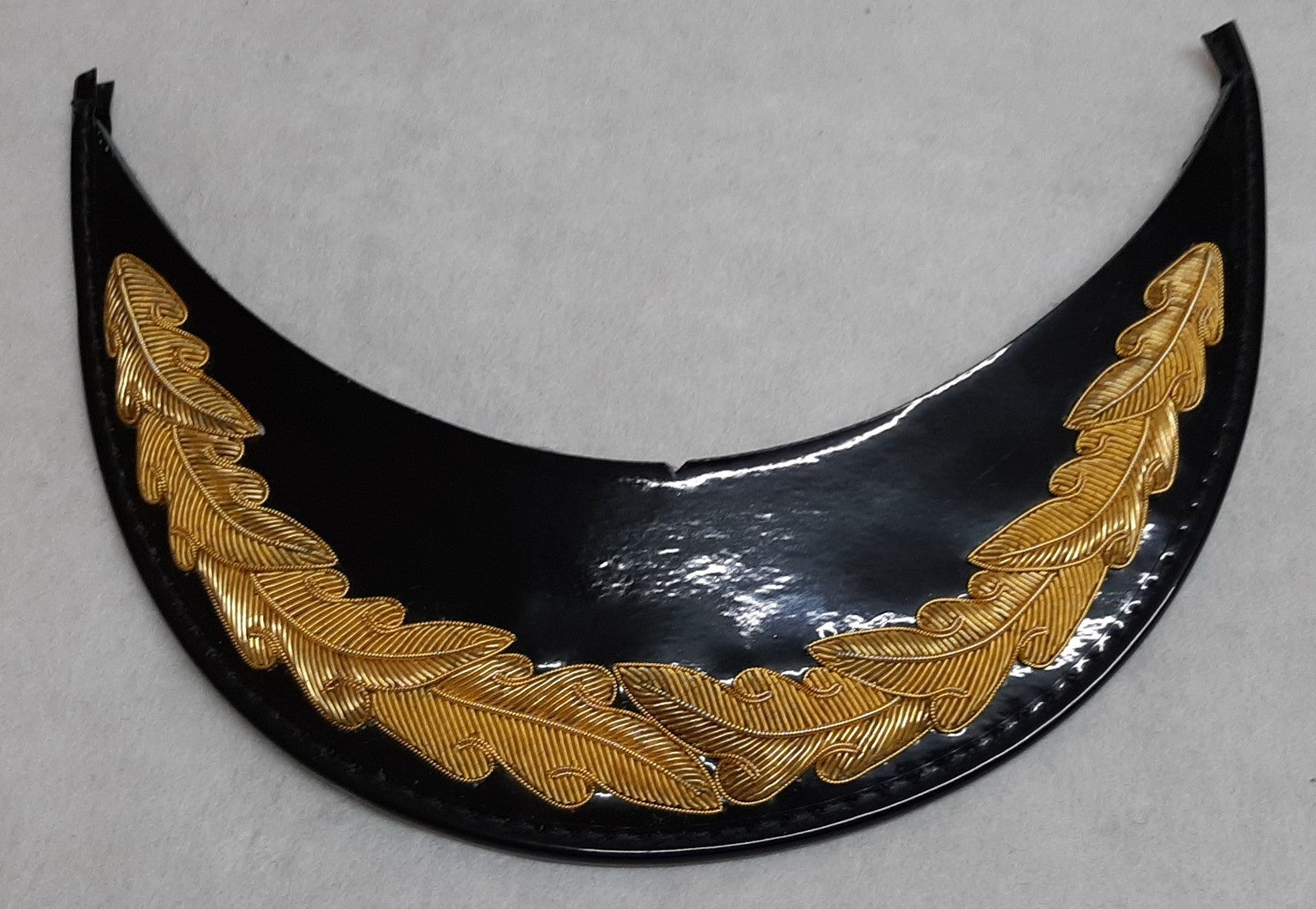 Staff Officer Peak British Made Oak Leaf Gold Wire Sprig for Dress Hat