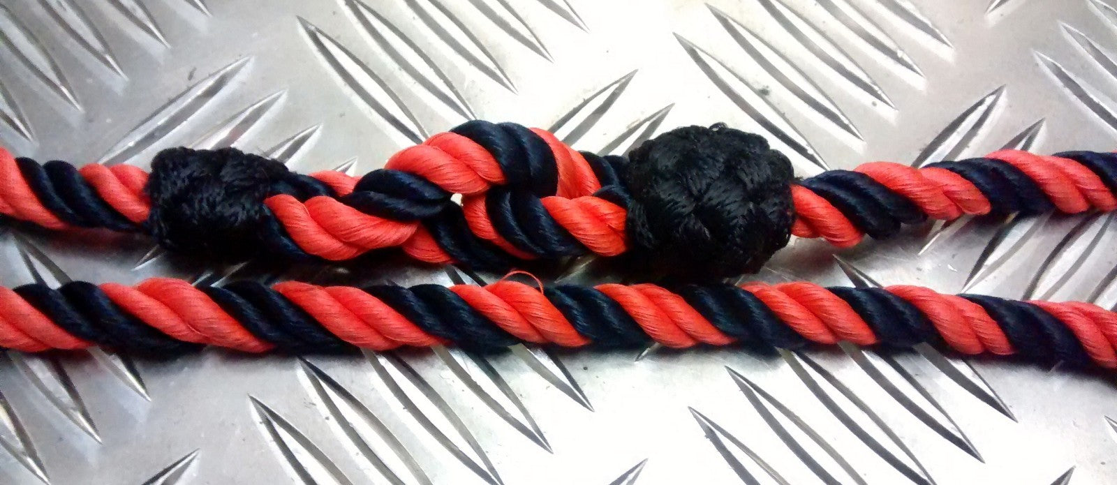AGC 4 Ply Single Cord Lanyard Red and Dark Blue Mens & Womens Genuine British