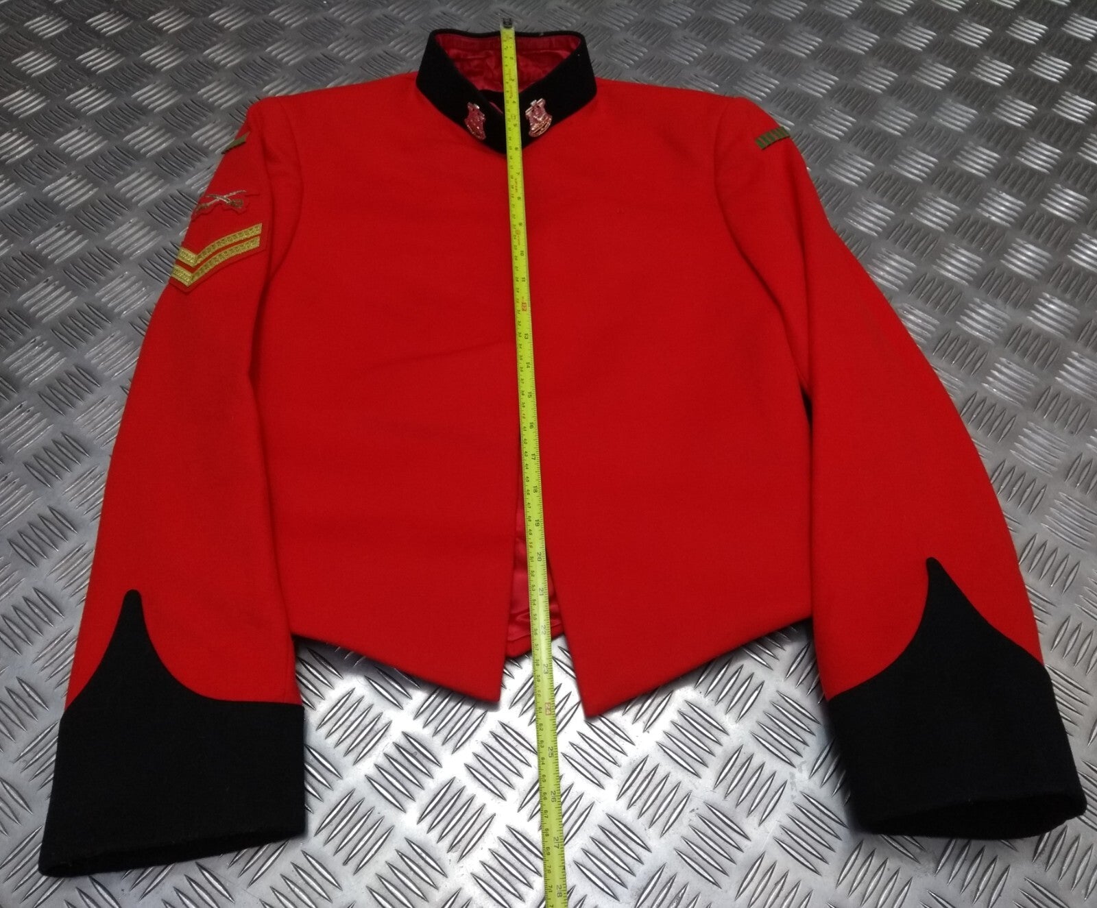 D&D Mess Dress Jacket With Collar Badges & Patches Present Devon and Dorset