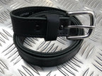 Fire Services & Civilian Issue Leather Prong Buckle Trouser Belt 2.9cm