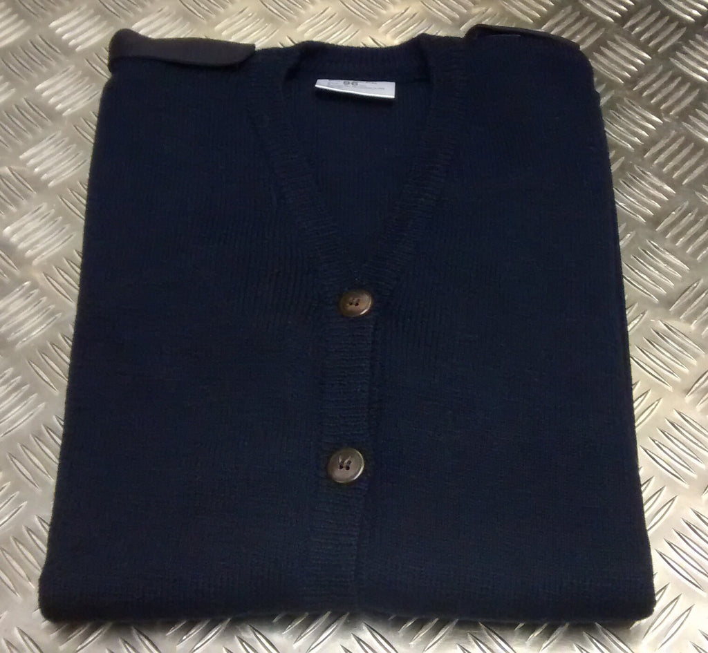 WRAF Army Royal Navy Cardigan 80% Wool Genuine Issue All Sizes - NEW