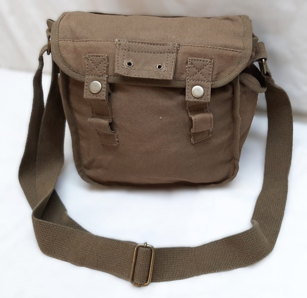 Military Type ARMY Canvas / Haversack Shoulder Bag Festival Asst Colours- NEW