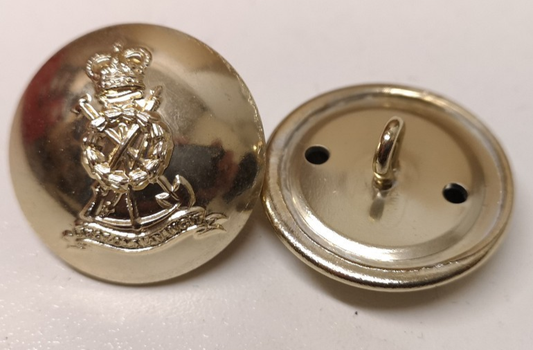 Royal Pioneer Corps Old Pattern Insignia "Labor Omnia Vincit" Cap Buttons 22L