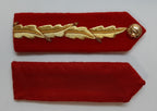 Army General Officer British No1 Dress Hand Embroidered Gorgets Gold Leaf