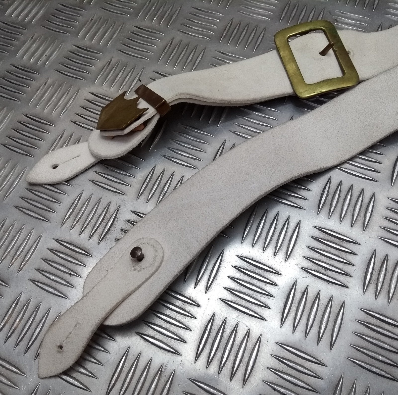 No1 Buff Shoulder Leather Strap British Household Cavalry With Fittings H Cav