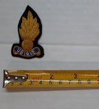 Royal Engineers Mess Kit Badge British Army Black Embroidered OFC Collar Patches