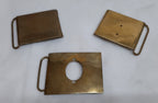 British Buckles set of 3 Miscellaneous Waist Belt Plate Type