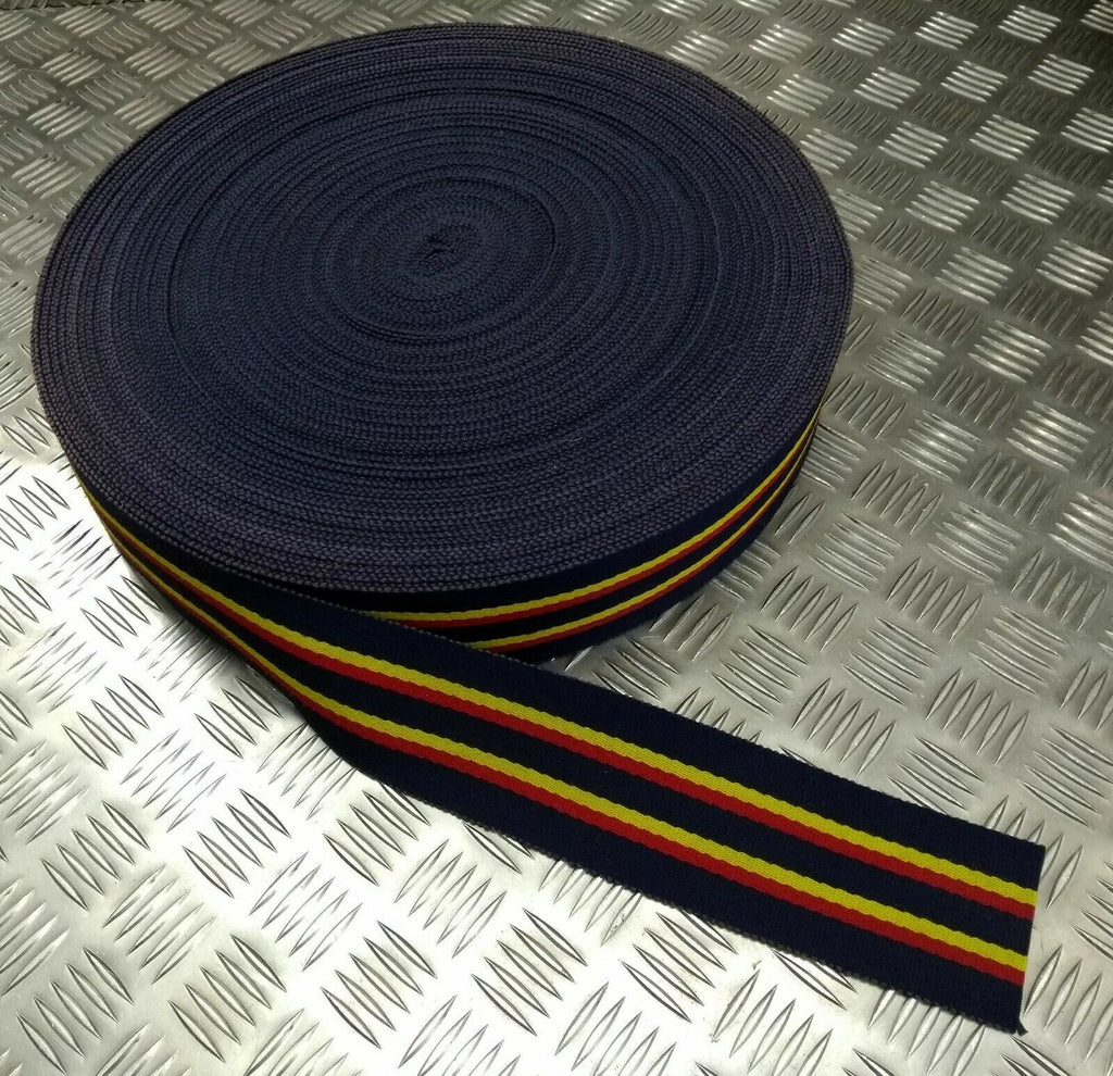 Genuine British Army REME Issue 64mm Stable Belt Material 2 Metre Length JK11A