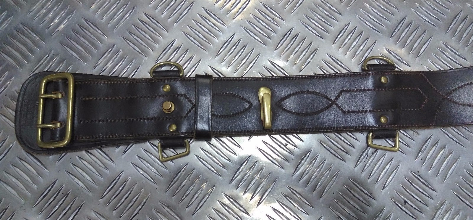 British Sam Browne Dress Belt Without Crossover Strap FXB