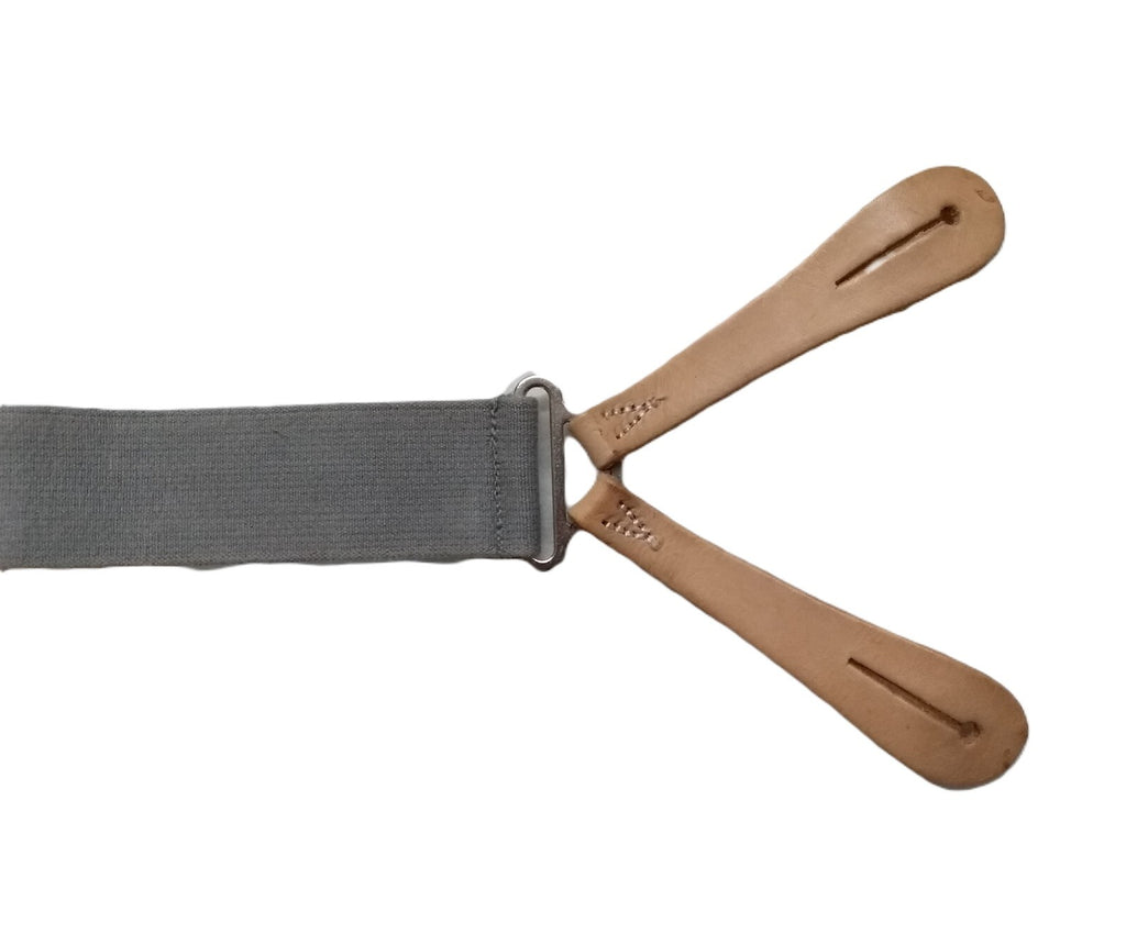 Braces Tri Service British Suspenders Leather Tabs XXL 120cm ALT
