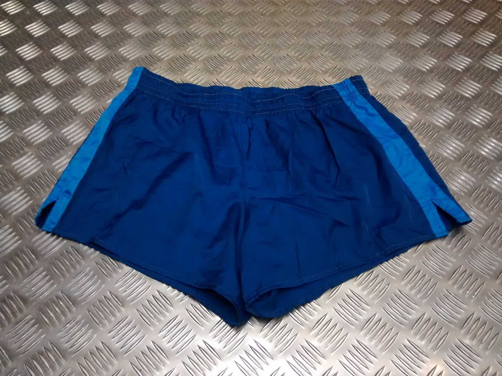 German Issue Retro PT Physical Training Shorts with worn-out elastic