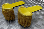 Shoulder Brushes Senior Officers Ceremonial Epaulettes Gold & Black Felt Backing