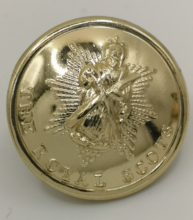 The Royal Scots British Army Insignia 40L Buttons x4