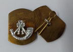 Collar Dogs Light Infantry Army Split Pins & Backplates 5 Pairs