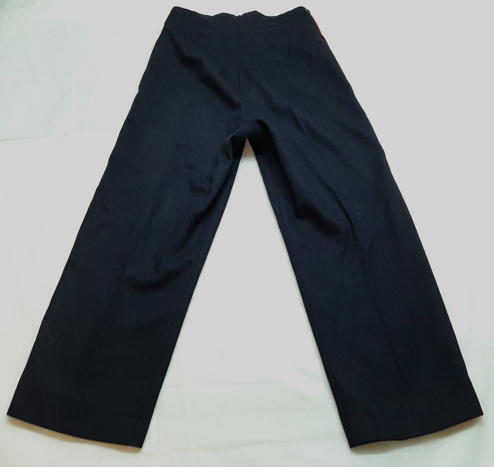 Army No1 Trousers British Wide Red Stripe Pattern Button Front Faulty TRHQ1X