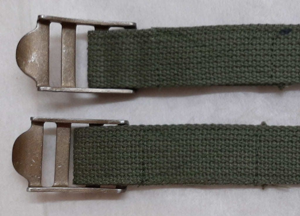 Army Canvas Straps Vintage Green Canvas Utility Straps Flip Release Buckles