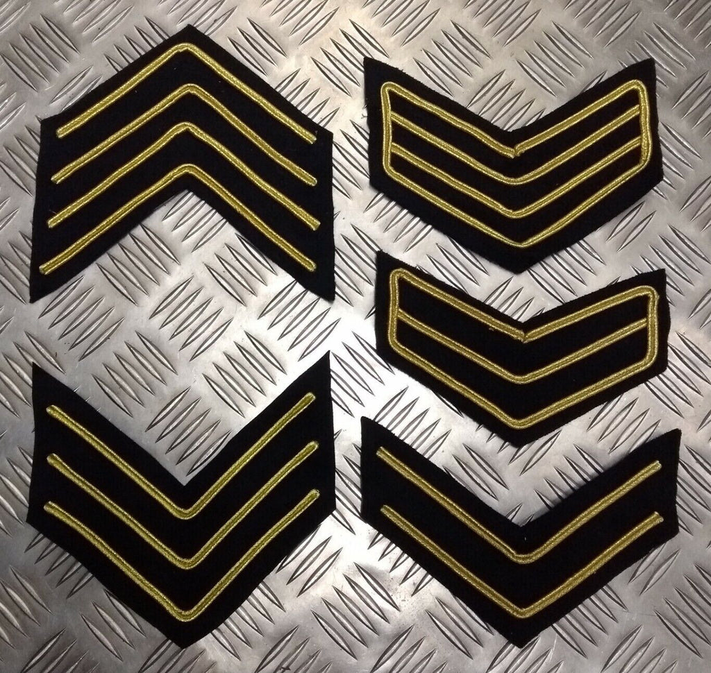 Household Cavalry Rank Stripes Chevrons Assorted Genuine British Army No1 Issue