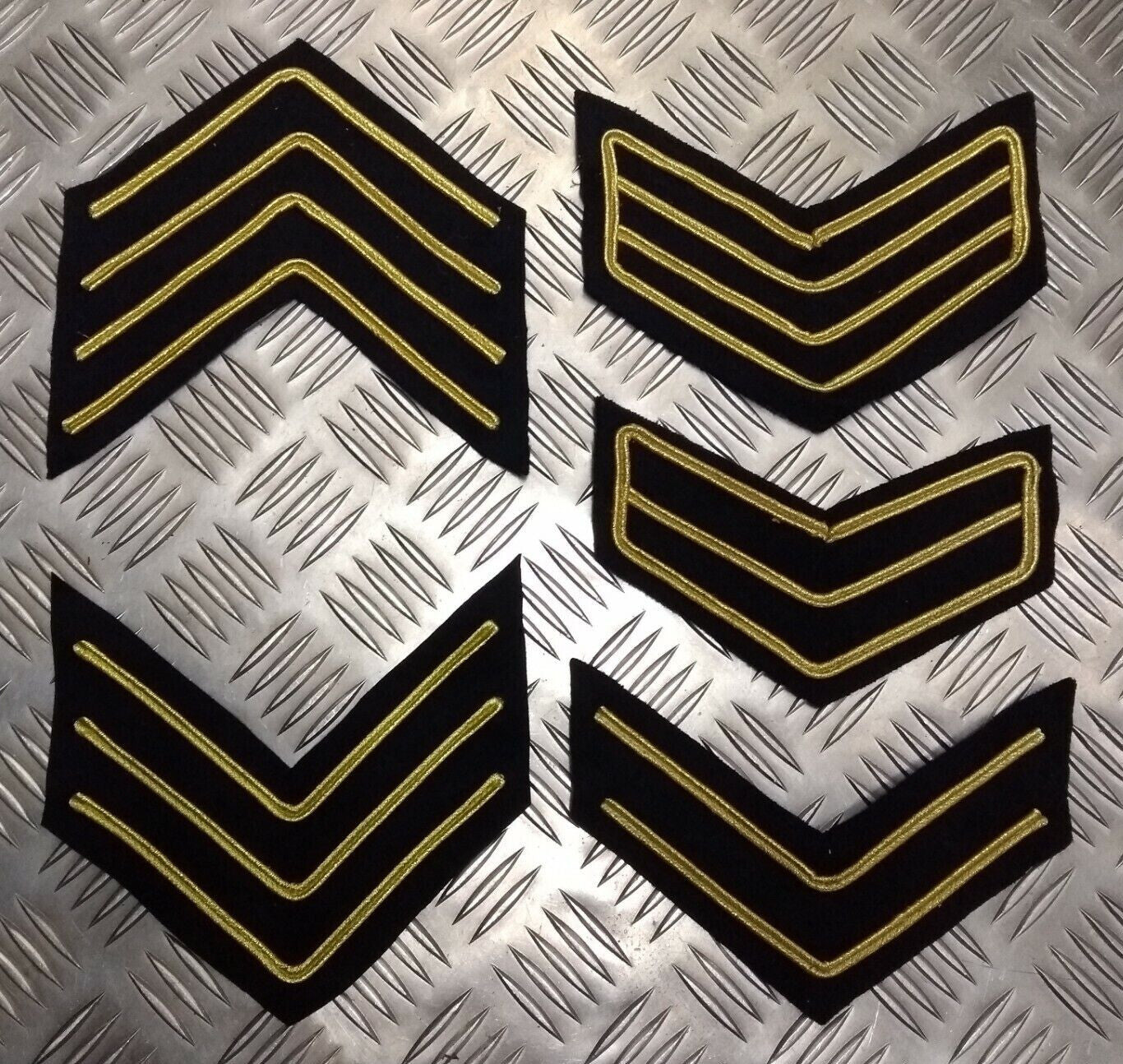 Household Cavalry Rank Stripes Chevrons Assorted Genuine British Army No1 Issue