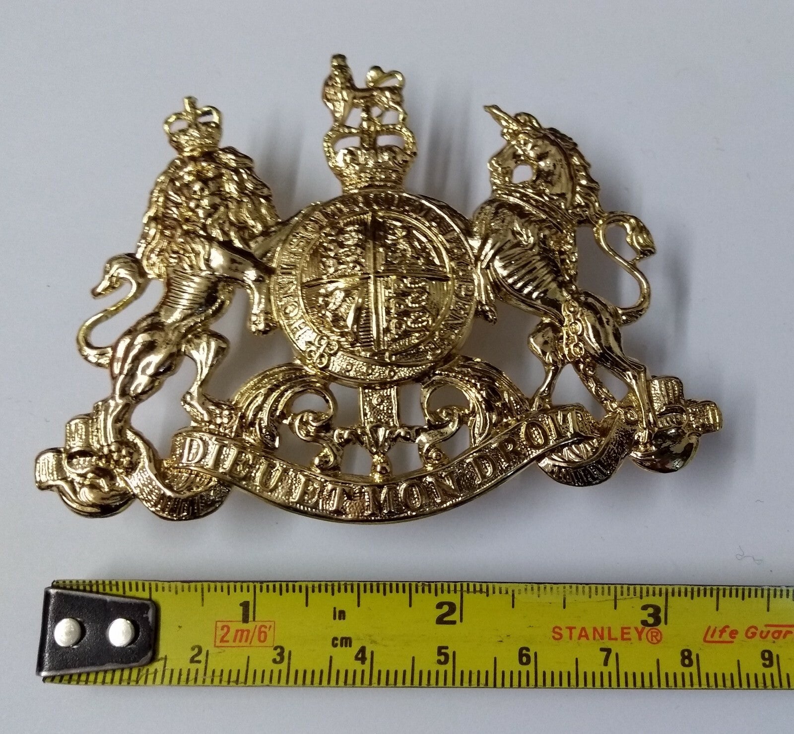 Genuine British Large Coat of Arms General Service H Cav Badge